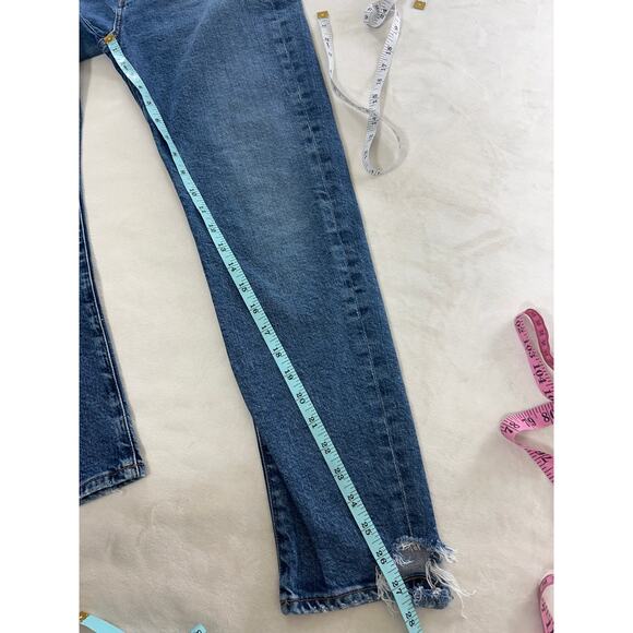 AGOLDE Toni Straight Leg Ankle Denim Jeans Distressing Women's size 26 - Picture 9 of 9